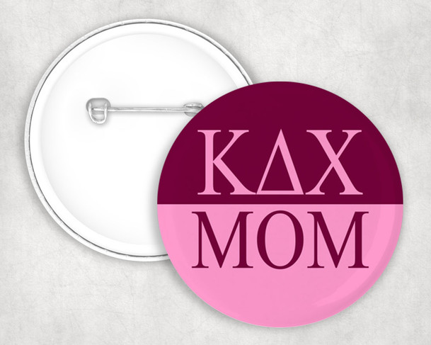 Kappa Delta Chi Mom Pin Buttons