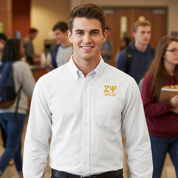 Zeta Psi Greek Letter Oxfords