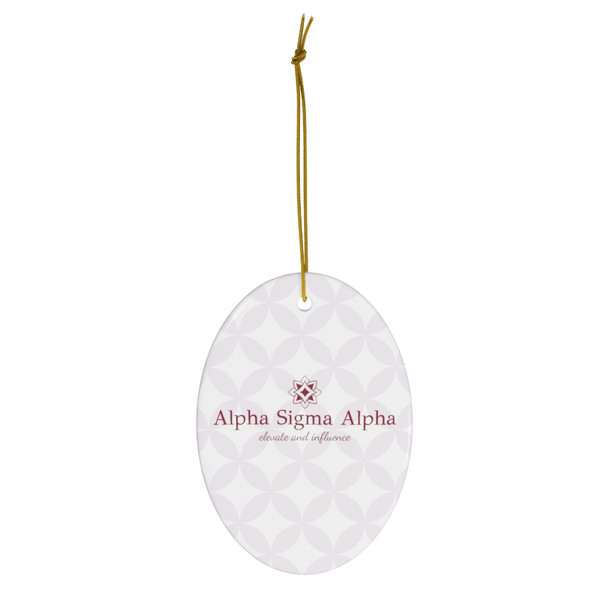 Alpha Sigma Alpha Elevate & Influence Christmas Ornaments