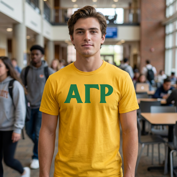 Alpha Gamma Rho Letter T-Shirt
