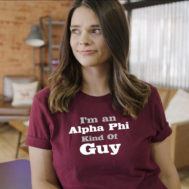  I'm an Alpha Phi Kind Of Guy Unisex Heavy Cotton Tee 