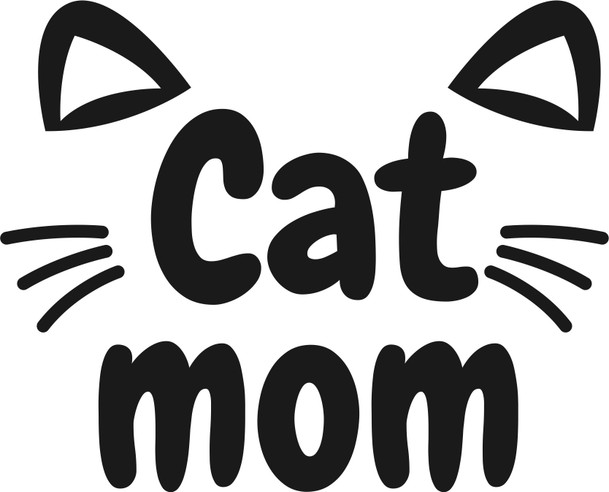 Cat Mom Sticker