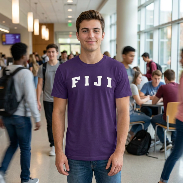 FIJI Fraternity - Phi Gamma Delta Letterman T-Shirt
