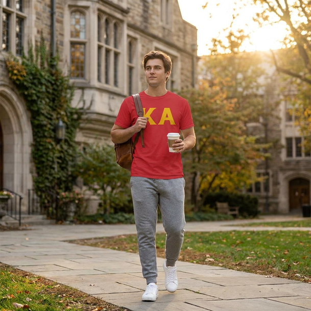 Kappa Alpha Letter T-Shirt