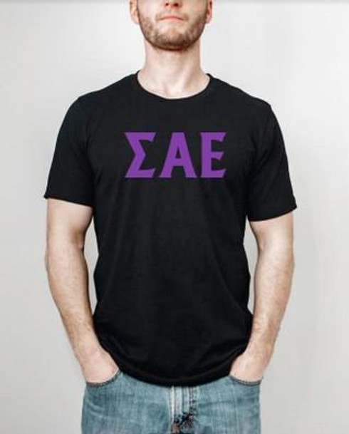  Sigma Alpha Epsilon Letter T-Shirt 