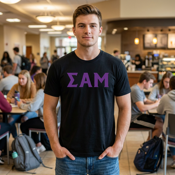 Sigma Alpha Mu Letter T-Shirt