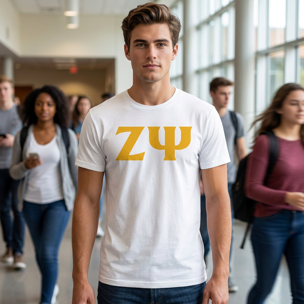 Zeta Psi Letter T-Shirt