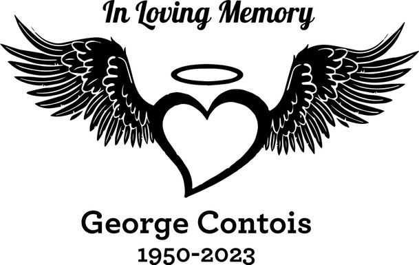 In Loving Memory Of Angel Wings Sticker