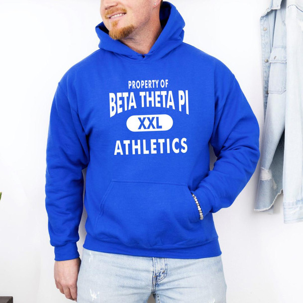  Beta Theta Pi Property Of Athletics Hooded Sweatshirts 