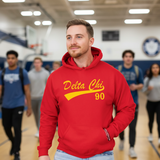 Delta Chi Tail Hooded Sweatshirts