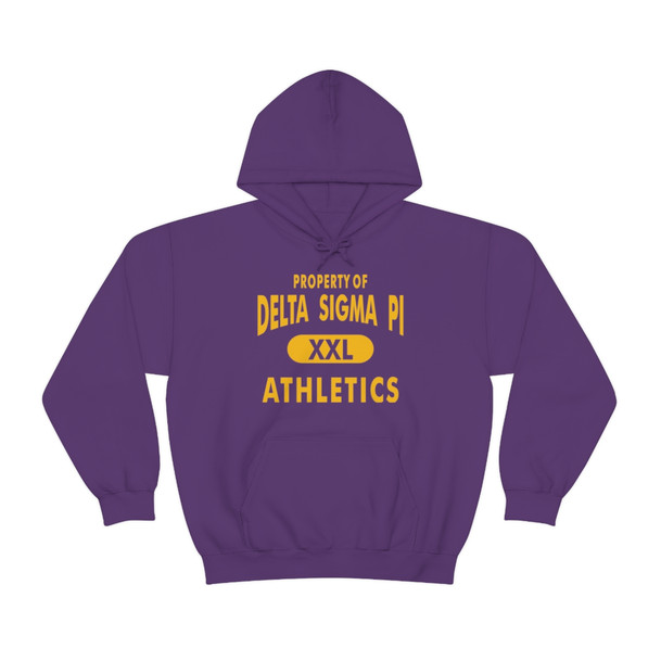 Delta Sigma Pi Property Of Athletics Hooded Sweatshirts