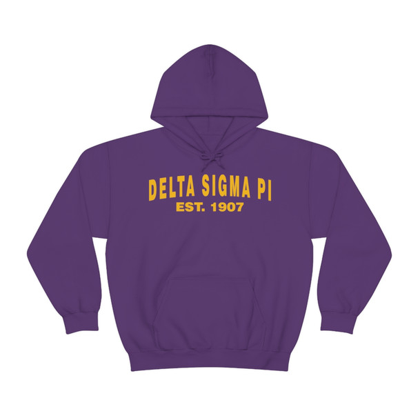 Delta Sigma Pi Established Hooded Sweatshirts