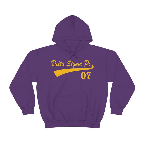  Delta Sigma Pi Tail Hooded Sweatshirts 