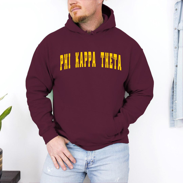  Phi Kappa Theta Letterman Hooded Sweatshirts 