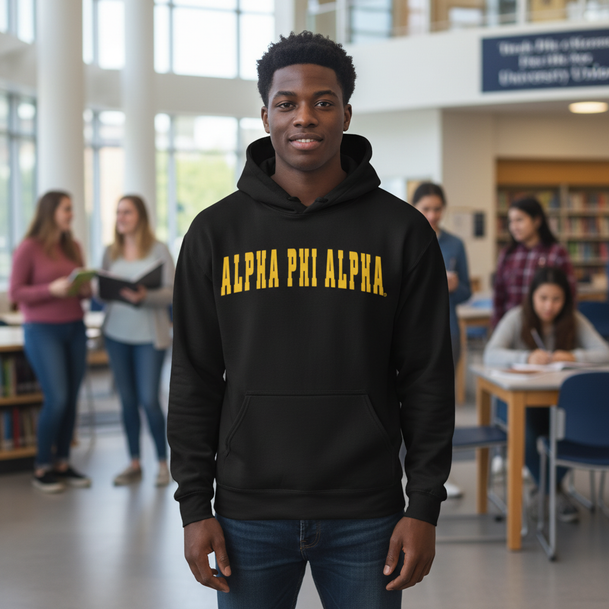 Alpha Phi Alpha Letterman Hooded Sweatshirts