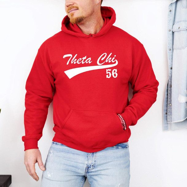  Theta Chi Tail Hooded Sweatshirts 