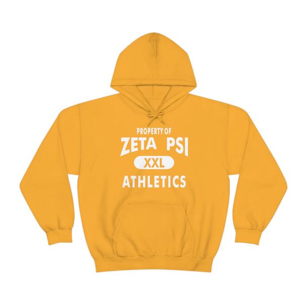 Zeta Psi Property Of Athletics Hooded Sweatshirts