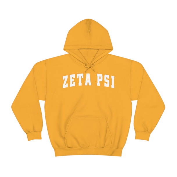 Zeta Psi Letterman Hooded Sweatshirts