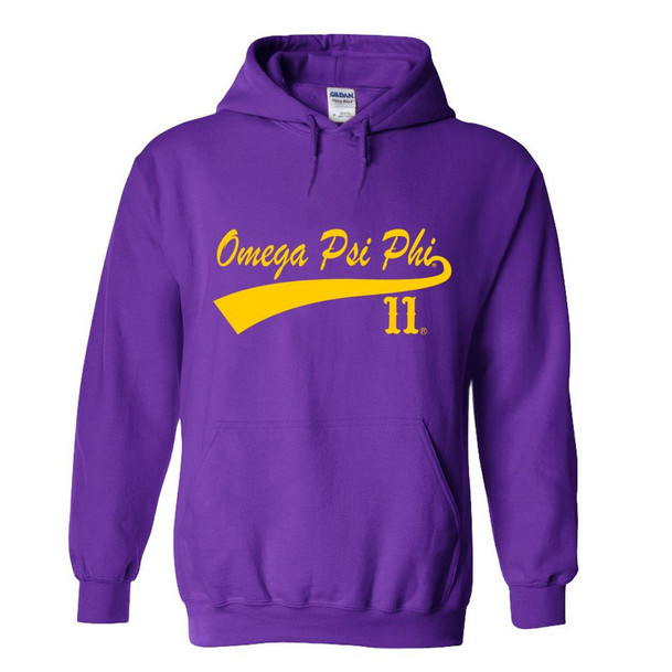 Omega Psi Phi Tail Hooded Sweatshirts