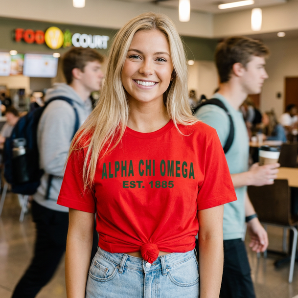 Alpha Chi Omega Established T-Shirt