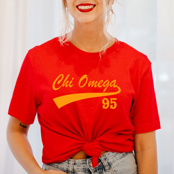 Chi Omega Tail T-Shirt