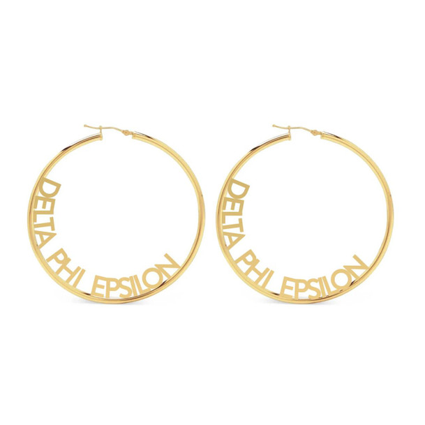  Delta Phi Epsilon Hoop Earrings 