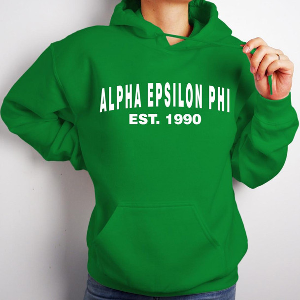  Alpha Epsilon Phi Established Hooded Sweatshirts 