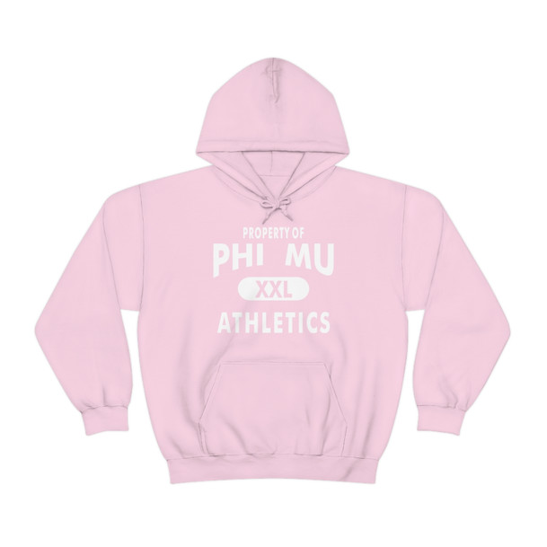 Phi Mu Property Of Athletics Hooded Sweatshirts