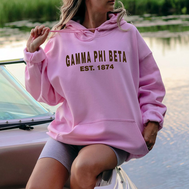 Gamma Phi Beta Established Hooded Sweatshirts