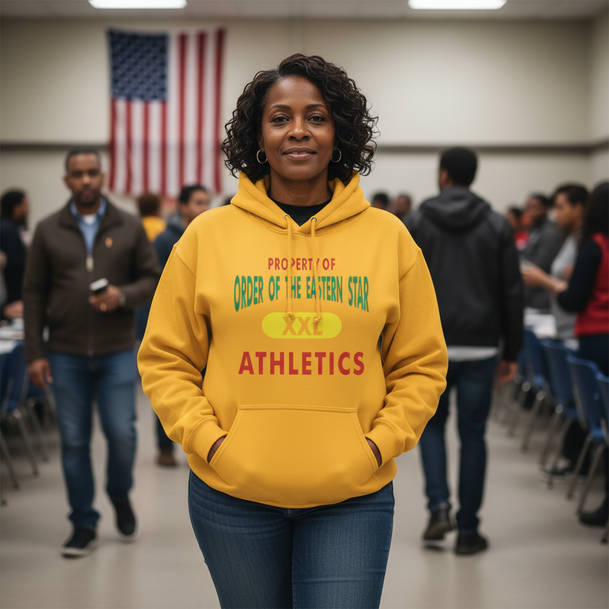 Order Of The Eastern Star Property Of Athletics Hooded Sweatshirts