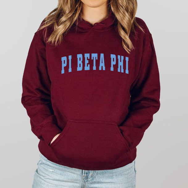  Pi Beta Phi Letterman Hooded Sweatshirts 