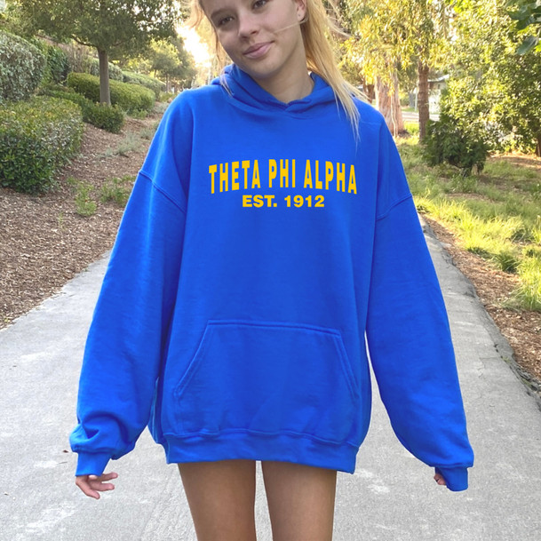 Theta Phi Alpha Established Hooded Sweatshirts