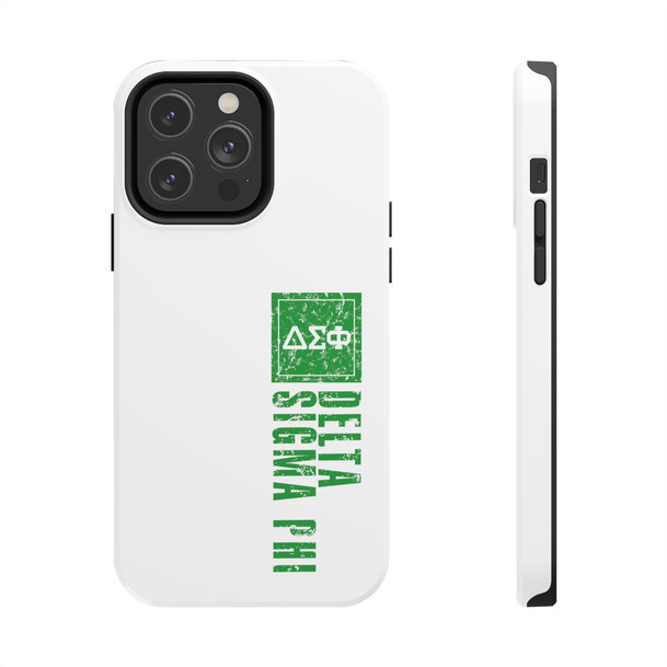 Delta Sigma Phi Vertical Tough Phone Cases, Case-Mate