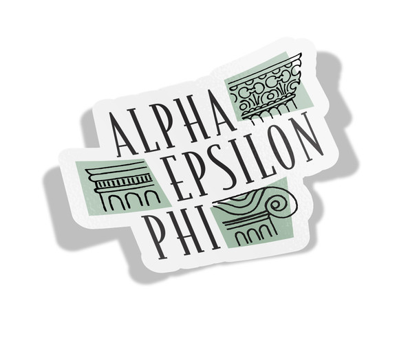 Alpha Epsilon Phi Top Selling Sticker