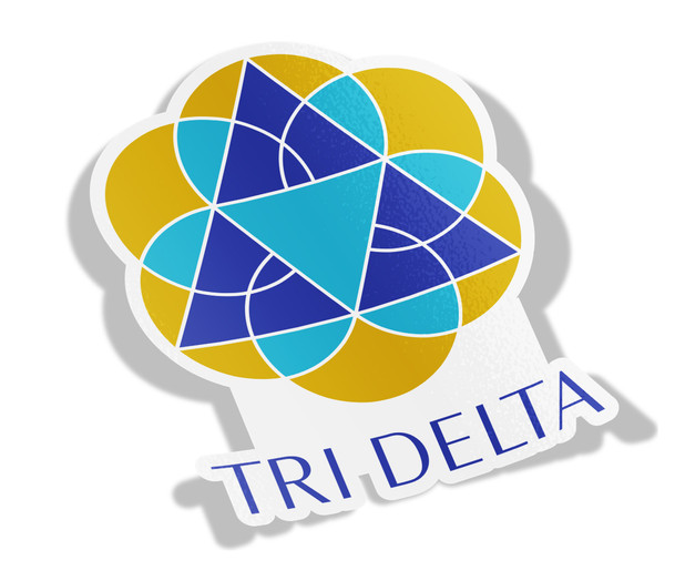 Delta Delta Delta Top Selling Sticker