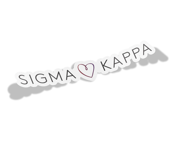 Sigma Kappa Top Selling Sticker