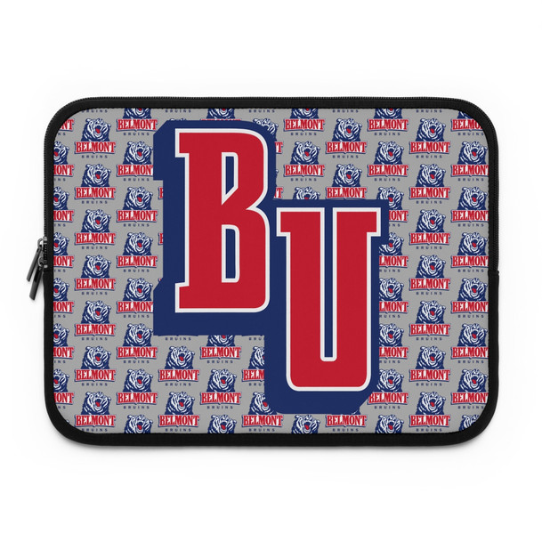 BU - Belmont University Laptop Sleeve - Gray