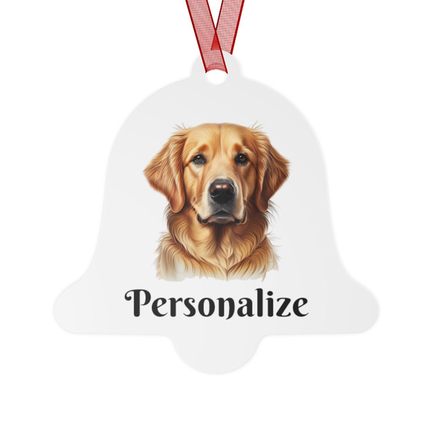 Golden Retriever Customized Christmas Ornaments