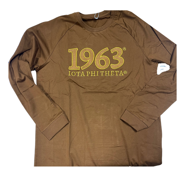 Iota Phi Theta Year Twill Long Sleeve Tee