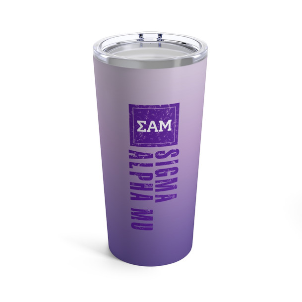 Sigma Alpha Mu Vertical Tumbler 20oz