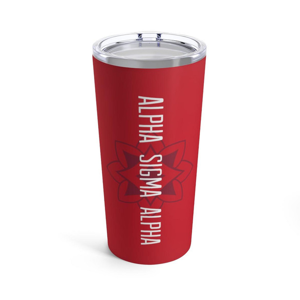  Alpha Sigma Alpha Sorority Tumbler 20oz 