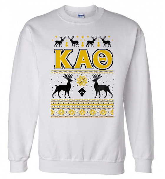  Kappa Alpha Theta Ugly Christmas Sweater Crewneck Sweatshirts 