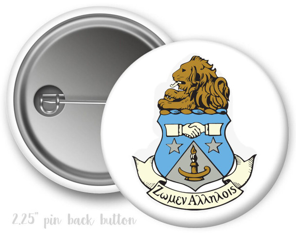  ADPi Alpha Delta Pi Crest Button 