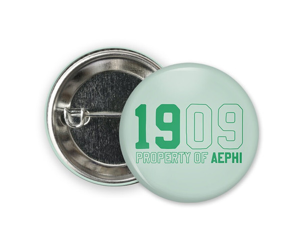AEPhi Alpha Epsilon Phi Property Of  Button  Greek Pinback Sorority  Button