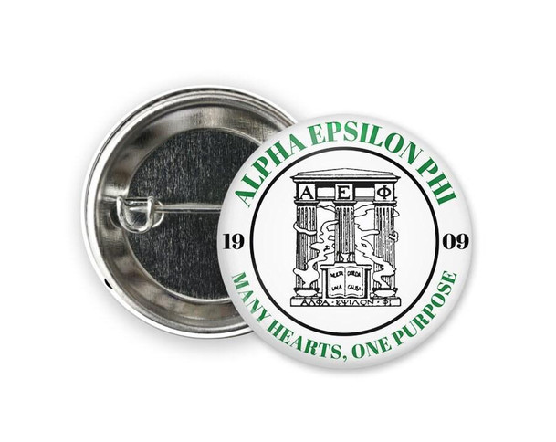 AEPhi Alpha Epsilon Phi Seal  Greek Pinback Sorority  Button 