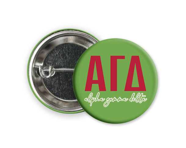  AGD Alpha Gamma Delta Beyond  Greek Pinback Sorority  Button 