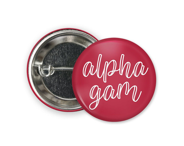 AGD Alpha Gamma Delta Kem Button