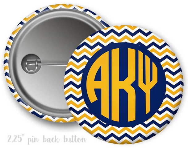  AKPsi Alpha Kappa Psi ChevronFraternity  Button 