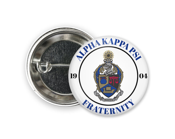 AKPsi Alpha Kappa Psi SealFraternity  Button