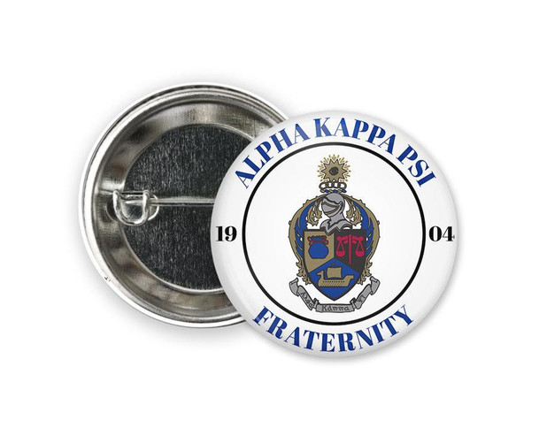  AKPsi Alpha Kappa Psi SealFraternity  Button 